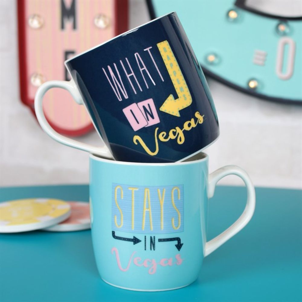 Set of 2 What Happens in Vegas Mugs