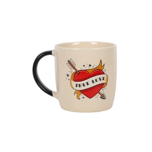 True Love Tattoo Heart Mug