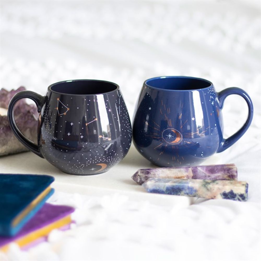 Purple Constellation Rounded Mug