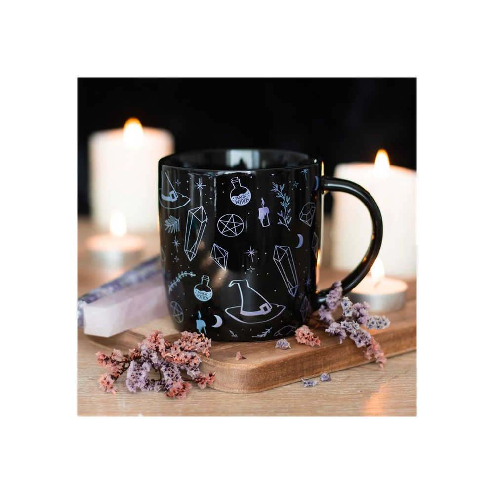 8cm Lavender Tin Candle with Amethyst Crystals