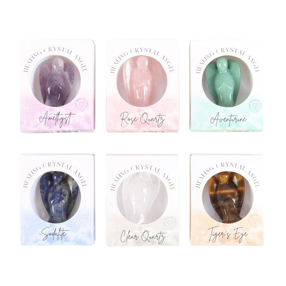 Set of 24 Healing Crystal Angels