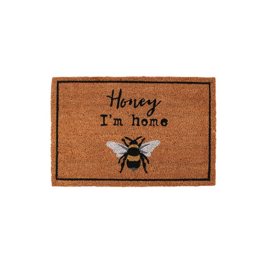 Honey I'm Home Natural Doormat