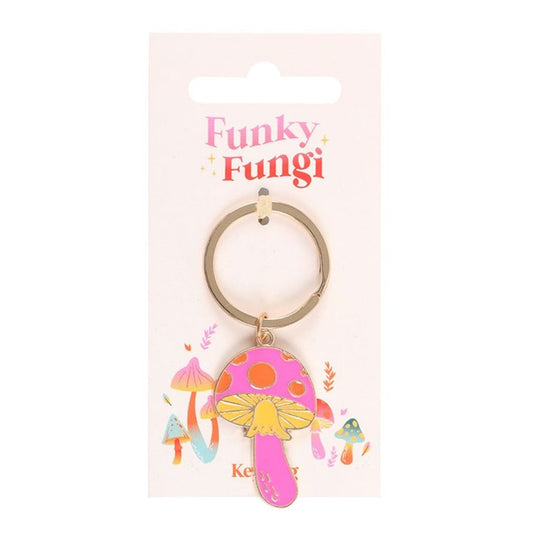 Funky Fungi Mushroom Keyring