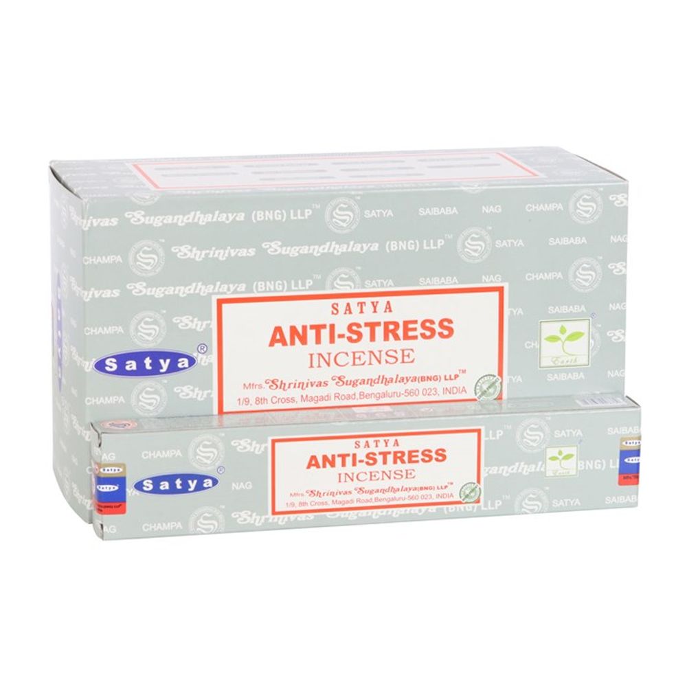 12 Packs of Anti-Stress Incense Sticks by Satya