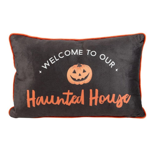 40cm Rectangular Haunted House Cushion