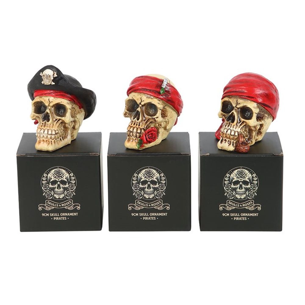 9cm Pirate Skull Ornament