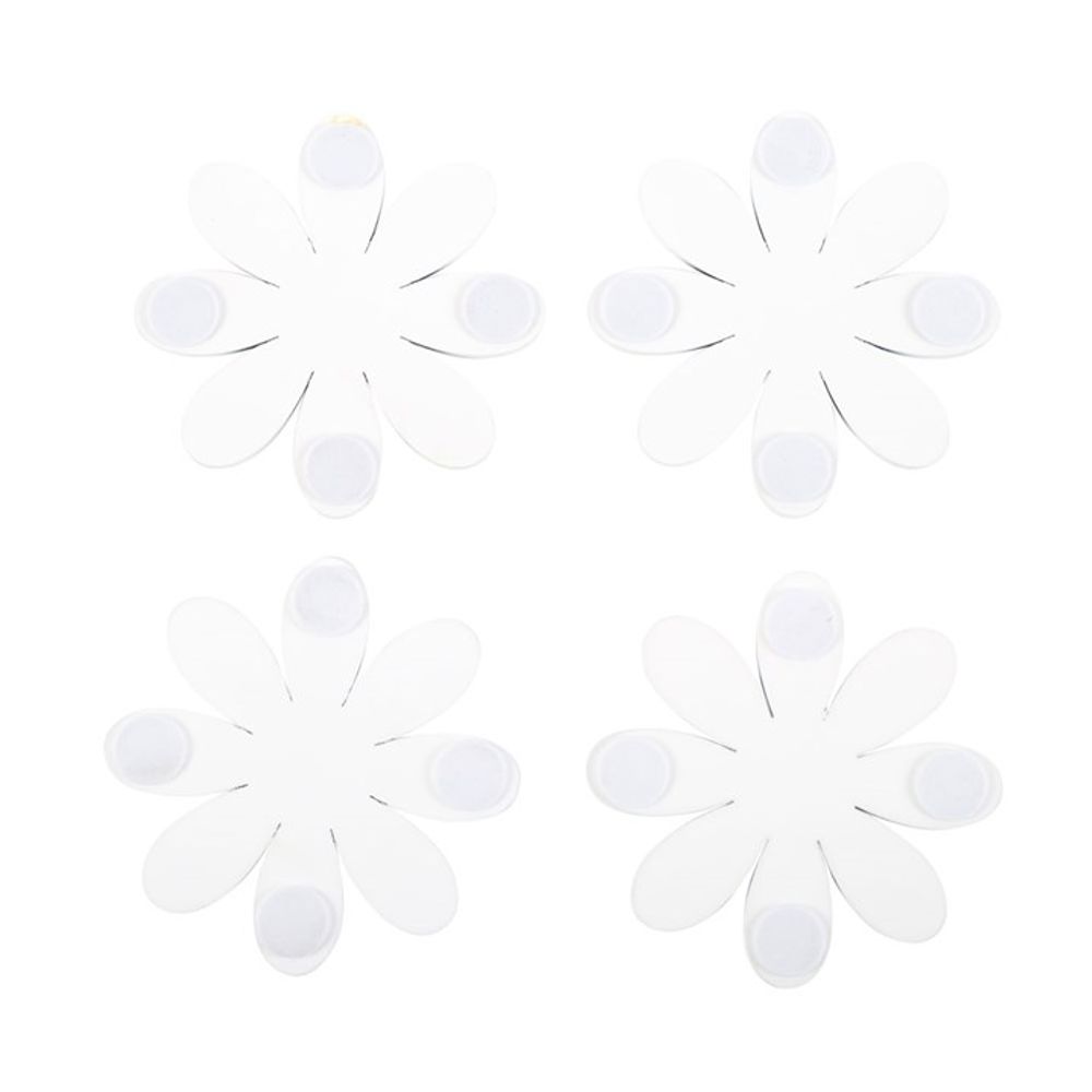 Set of 4 Daisy Shaped Coasters