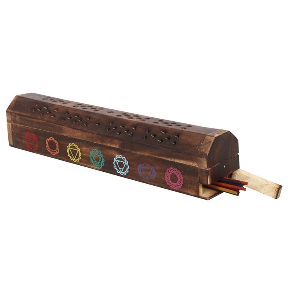 Chakra Wooden Mixed Incense Box Set